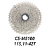 Shimano Deore CS-M5100 11 Velocità Cassetta 11-51T per MTB Prestazioni e Precisione con Cambio HYPERGLIDE Ideale per Trail Salite e Discese Accessori per Ciclismo Mountain Bike