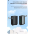 Mini Pompa di Aria Elettrica Portatile HT09mini Pompa Compatta per Biciclette con Sensore di Pressione Alta Precisione Gonfiatore per Pneumatici Ricaricabile Ideale per Ciclisti
