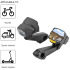 CarryBright CB800 faro specchietto retrovisore per bici lega di alluminio design del blocco della manopola miglior sicurezza visibilità ciclisti città e sentieri forestali