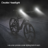 CarryBright CB800 faro specchietto retrovisore per bici lega di alluminio design del blocco della manopola miglior sicurezza visibilità ciclisti città e sentieri forestali