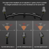 CarryBright CB800 faro specchietto retrovisore per bici lega di alluminio design del blocco della manopola miglior sicurezza visibilità ciclisti città e sentieri forestali
