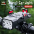 Luce Anteriore Bici con Clacson e Porta Telefono: Kit Multifunzione per Ciclismo Sicuro
