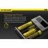 Scopri Nitecore Nuovo Caricabatterie Ionico I4 compatto con compatibilità ampia Li-ion IMR LifePo4 Ni-MH ricarica intelligente sicurezza avanzata indicatore LED accessorio tecnologico