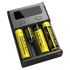 Scopri Nitecore Nuovo Caricabatterie Ionico I4 compatto con compatibilità ampia Li-ion IMR LifePo4 Ni-MH ricarica intelligente sicurezza avanzata indicatore LED accessorio tecnologico