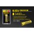 Batteria ricaricabile Nitecore Li-ion NL1834 18650 3400mAh alta capacità per torce elettriche e fotocamere con circuiti di protezione integrati ed energia affidabile ed efficiente