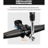 Manubrio per Bicicletta TOSEEK ZF-ONE MTB in Fibra di Carbonio 31.8mm x 580mm-760mm Design Nero Opaco Leggero Accessorio di Qualità Premium per Prestazioni e Guida Efficiente