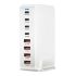Caricatore GaN da tavolo 240W con tecnologia Nitruro di Gallio 8 porte USB tipo C PD multi-dispositivo ricarica intelligente per smartphone laptop tablet efficienza superiore