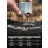 ROCKBROS Pompa Elettrica Portatile per Bici 100PSI Gonfiatore Ricaricabile per Auto Moto Compatta Potente Perfetta per Manutenzione Pneumatici e Gonfiaggio a Lunga Distanza