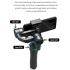 F6 Stabilizzatore 3 Assi Stabilizzatore Portatile per Smartphone e Action Camera con Modalità di Stabilizzazione e Controllo Zoom Manuale per Riprese di Qualità Professionale