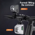 NiteBeam CL1600 faro anteriore ciclismo notturno con controllo doppio interruttore montaggio universale ricarica Type-C lega di alluminio per MTB e luci bici strada