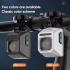 NiteBeam CL1600 faro anteriore ciclismo notturno con controllo doppio interruttore montaggio universale ricarica Type-C lega di alluminio per MTB e luci bici strada