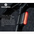 ROCKBROS Fanale Posteriore Bici Magnetico IPX6 Impermeabile 7 Modalità Smart Sensore Notte Luce Sicurezza