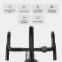 Luci Anteriori Sospese SMILING SHARK EVO1700 Fari Bicicletta Ricaricabili USB-C Impermeabile Lega di Alluminio Modalità Illumino Multiple Sicurezza Ciclismo Urban Mountain Bike