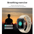 QX11 Smart Watch Uomo IP68 5ATM Sport all'aria aperta Fitness Tracker Monitoraggio della salute 1.96 "BT Call Smartwatch