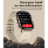 QX11 Smart Watch Uomo IP68 5ATM Sport all'aria aperta Fitness Tracker Monitoraggio della salute 1.96 "BT Call Smartwatch