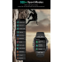 QX11 Smart Watch Uomo IP68 5ATM Sport all'aria aperta Fitness Tracker Monitoraggio della salute 1.96 "BT Call Smartwatch