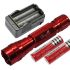 Torcia a LED UltraFire 501b 1300 lumen con cinque modalità interruttore tattico costruzione in alluminio torcia potente per illuminazione personale caricabatterie incluso 18650 torcia affidabile