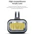 ROCKBROS RHL-1000LUMEN Luce anteriore per bici con 1000 lumen alta luminosità antipioggia ricaricabile Type-C ideale per ciclismo notturno e ciclisti di montagna robusta e versatile