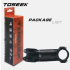 Attacco manubrio bicicletta TOSEEK 28.6-31.8mm leggero e durevole in alluminio e carbonio angolo regolabile finitura nero opaco per appassionati di ciclismo e mountain biking