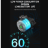 TOWILD TL03Pro Luce Posteriore Bicicletta LED con Sensore di Frenata Intelligente e Flash a Sette Colori Plastica ABS Resistente per Sicurezza e Visibilità Massima