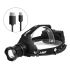 Lampada frontale LED XHP70 8000 lumen ricaricabile USB IPX5 impermeabile con modalità regolabili ideale per pesca notturna escursioni alta prestazione e sicurezza al buio design leggero