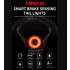 Scopri TOWILD TL03 luce freno intelligente per bicicletta con sensore ambientale design in lega di alluminio cinque modalità di lampeggio per massima sicurezza e visibilità in bici