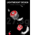 Luce posteriore bicicletta TOWILD TL05 con rilevamento freni automatico LED impermeabile IPX6 batteria 100 ore ricarica USB accessori ciclismo sicurezza MTB e bici da corsa