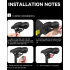 Luce posteriore bicicletta TOWILD TL05 con rilevamento freni automatico LED impermeabile IPX6 batteria 100 ore ricarica USB accessori ciclismo sicurezza MTB e bici da corsa