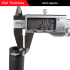 TOSEEK Manubrio Full Carbon 400-440mm Leggero in Fibra di Carbonio T800 per Biciclette da Strada con Passaggio Cavi Interno Ideale per Ciclismo Performante