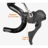 TOSEEK TR5500 attacco manubrio bici da strada design aerodinamico in fibra di carbonio ultra leggero finitura nero opaco parti ciclismo premium per prestazioni robuste su strada