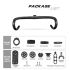TOSEEK TR5500 attacco manubrio bici da strada design aerodinamico in fibra di carbonio ultra leggero finitura nero opaco parti ciclismo premium per prestazioni robuste su strada