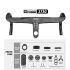 TOSEEK TR5500 attacco manubrio bici da strada design aerodinamico in fibra di carbonio ultra leggero finitura nero opaco parti ciclismo premium per prestazioni robuste su strada