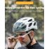 Casco da bicicletta ROCKBROS ultraleggero modellato integralmente traspirante con occhiali da sole MTB resistenza agli urti perfetto per ciclismo su strada e sistema di ventilazione