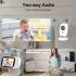 VB603 Video Baby Monitor 2.4G Madre Bambini Telecamere di Sorveglianza con Visione Notturna a Infrarossi Audio Bidirezionale e Connettività a Lungo Raggio per la Sicurezza Infantile