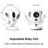 VB603 Video Baby Monitor 2.4G Madre Bambini Telecamere di Sorveglianza con Visione Notturna a Infrarossi Audio Bidirezionale e Connettività a Lungo Raggio per la Sicurezza Infantile