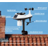 Stazione Meteorologica Wi-Fi Display a Colori 7,5 Pollici con Sensore Solare Wireless Avvisi di Allarme Temperatura e Umidità Impermeabile IPX6 Monitoraggio Smart Previsioni Meteo