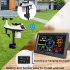 Stazione Meteorologica Wi-Fi Display a Colori 7,5 Pollici con Sensore Solare Wireless Avvisi di Allarme Temperatura e Umidità Impermeabile IPX6 Monitoraggio Smart Previsioni Meteo