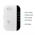 Ripetitore Wi-Fi Amplificatore di segnale wireless Potenziatore di rete esteso Router domestico Attraverso il muro Camera da letto Ricevi in movimento