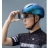 ROCKBROS casco da bicicletta design ultraleggero luce a LED ricaricabile sicurezza ciclistica ideale per casco da strada e mountain bike compatibile con occhiali magnetici