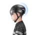 ROCKBROS casco da bicicletta design ultraleggero luce a LED ricaricabile sicurezza ciclistica ideale per casco da strada e mountain bike compatibile con occhiali magnetici