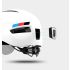 ROCKBROS casco da bicicletta design ultraleggero luce a LED ricaricabile sicurezza ciclistica ideale per casco da strada e mountain bike compatibile con occhiali magnetici