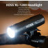 Faretto Bici XOSS XL-1200 Luce Bicicletta 1200 Lumen Lampada Frontale Ricaricabile Accessorio Ciclistico Impermeabile Ricarica Type-C Perfetto per Visibilità e Sicurezza Notturne