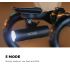 XOSS XL-400 Luce per bici impermeabile con 400 lumen per ciclismo urbano e mountain biking modalità di illuminazione ricaricabile USB per sicurezza e visibilità migliorata