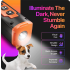 Dispositivo di Addestramento per Cani ad Ultrasuoni Tecnologia Innovativa Controllo dell'Abbaio Accessorio Antiabbaio per Cani con Suoni Multipli e Torcia Integrata