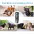 Repellente Ultrasuoni per Cani con Torcia LED Integrata Dispositivo Antiabbaio per Controllo Abbaio Addestramento Cani Umano Modifica Comportamento Sicura Tecnologia Ultrasonica