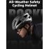 Casco da Bicicletta ROCKBROS con Luce Posteriore LED Ultraleggero e Modellato Integralmente per Sicurezza Ciclismo e Comfort Ideale per Ciclismo Urbano e Mountain Bike