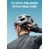 Casco da Bicicletta ROCKBROS con Luce Posteriore LED Ultraleggero e Modellato Integralmente per Sicurezza Ciclismo e Comfort Ideale per Ciclismo Urbano e Mountain Bike