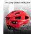 Casco da Bicicletta ROCKBROS con Luce Posteriore LED Ultraleggero e Modellato Integralmente per Sicurezza Ciclismo e Comfort Ideale per Ciclismo Urbano e Mountain Bike