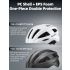 Casco da Bicicletta ROCKBROS con Luce Posteriore LED Ultraleggero e Modellato Integralmente per Sicurezza Ciclismo e Comfort Ideale per Ciclismo Urbano e Mountain Bike