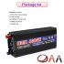 Inverter a Onda Sinusoidale Pura 2000W 3000W 4000W per Auto e Solare con Display a LED Convertitore di Tensione da DC a AC Energia di Alta Qualità per Dispositivi Sensibili e Tensione Regolabile